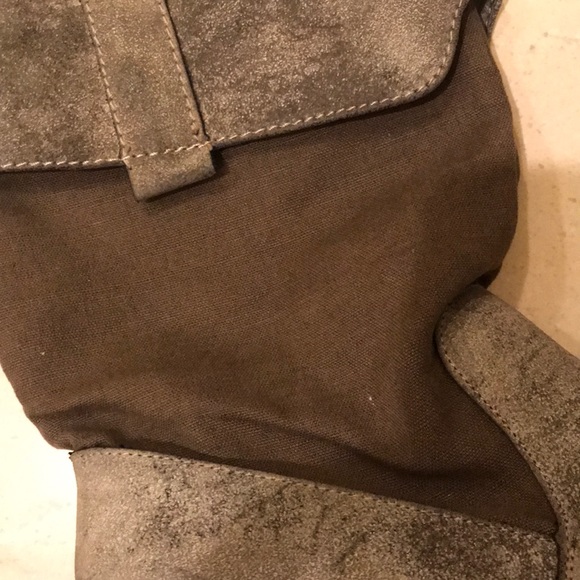 Brown/Beige Boots - Picture 2 of 2